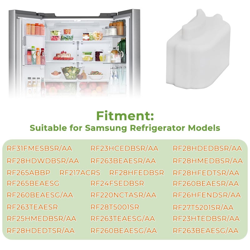 MOTOQUEEN For Samsung Refrigerator Door Flipper (Mullion) Repair Part White Rf28Hdedbsr - Image 2